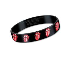 Rolling Stones offiziell Armband The band logo Tongue Nue 24mm Rubber Accessory Size von Rolling Stones