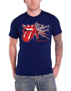 The Rolling Stone Herren T-Shirt, Blau (Navy), L von Rolling Stones