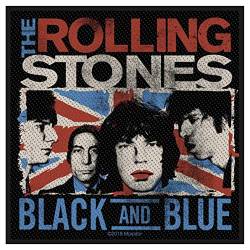 The Rolling Stones Black and Blue Patch/Aufnäher von Rolling Stones