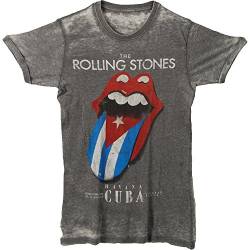 The Rolling Stones Herren T-Shirt Havana Cuba grau von Rolling Stones