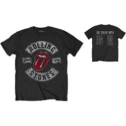 The Rolling Stones Herren Us Tour 1978 (Back Print) T-Shirt, Schwarz (Black Black), Small von Rolling Stones