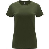 Roly Rundhalsshirt Damen Capri T-Shirt, Tailliert und eng anliegend geschnitten von Roly