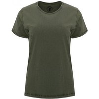Roly Rundhalsshirt Damen Shirt Husky Woman T-Shirt, 100% gekämmte Baumwolle von Roly