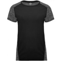 Roly Rundhalsshirt Damen Zolder T-Shirt, Kombination aus zwei Polyestergeweben von Roly