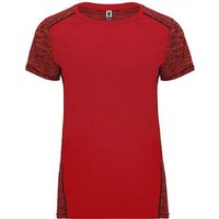 Roly Rundhalsshirt Damen Zolder T-Shirt, Kombination aus zwei Polyestergeweben von Roly