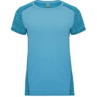 Roly Rundhalsshirt Damen Zolder T-Shirt, Kombination aus zwei Polyestergeweben von Roly