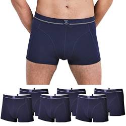 Romberg Herren Boxershorts, 6er Pack (Navy mit Label, M) von Romberg