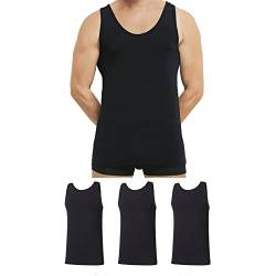 Romberg Herren Tanktop, 3er Pack (schwarz, L) von Romberg