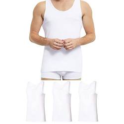 Romberg Herren Tanktop, 3er Pack (weiß, XL) von Romberg