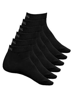 Romberg Unisex Ankle Socks, 6er Pack (schwarz, 35-38) von Romberg