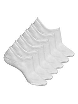 Romberg Unisex Sneaker Socken mit Silikon Pad, 6er Pack (weiß, 43-46) von Romberg