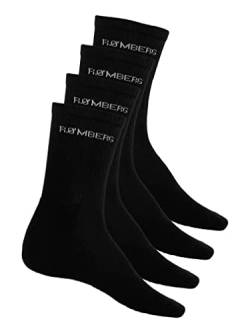 Romberg Unisex Sport Socken, 4er Pack (schwarz, 47-50) von Romberg