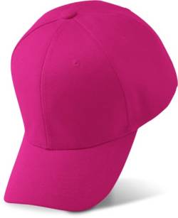 Romens Ltd Kinder Jungen Mädchent Baseball Kappe Mütze Mehrfarbig Sonnenschutz Hut (Fuchsia) von Romens Ltd