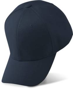Romens Ltd Kinder Jungen Mädchent Baseball Kappe Mütze Mehrfarbig Sonnenschutz Hut (Nave Blue) von Romens Ltd