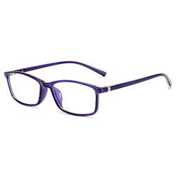 Rongchy Kurzsichtige Brille Gutes Preis-Leistungs-Verhältnis Stilvolle Distanzbrille Männer und Frauen Kurzsichtige Myopiebrillen Lila -3,00 Stärke ** Dies sind keine Lesebrillen ** von Rongchy