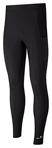 Ronhill Herren Tech Winter Tight Leggings, All Black, L von Ronhill