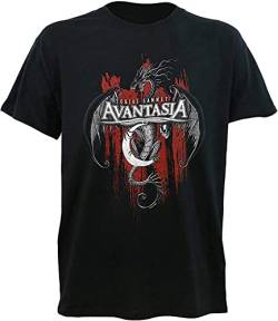 Avantasia Men's Dragon Tour T-Shirt Unisex Black Men Tees XL von Roosty