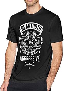 Beartooth Aggressive T-Shirt Men's Fashion Cotton Tees Unisex Black Men Tees L von Roosty