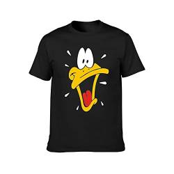 Daffy Duck Sweat Face Cartoon T-Shirt Unisex Black Mens Tees XL von Roosty