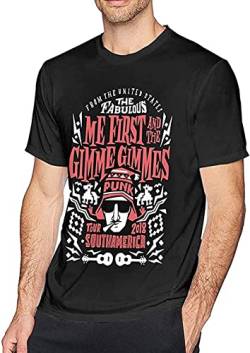 Funny Me First and The Gimme Gimmes T-Shirt Unisex Black Men Tees L von Roosty