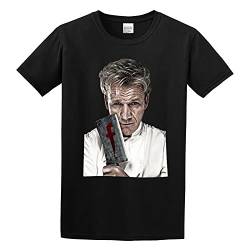 Gordon Ramsay T-Shirt Unisex Black Mens Tees L von Roosty
