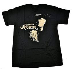 Johnny Winter Western Tour Concert Men T-Shirt Unisex Black Mens Tees XXL von Roosty
