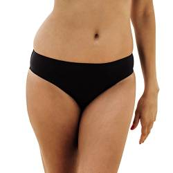 Rosa Faia Damen Bikini-hose Casual Bottom Bikinihose, Schwarz (Schwarz 001), 44 EU von Rosa Faia