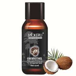 Kokosöl Haare Anti-Haarausfall für Trockenes Haar, 30ml 100% Naturreines Kokos Haaröl Serum Glanz und Feuchtigkeit für Frauen und Männer, Coconut Oil for Hair von Rosarden