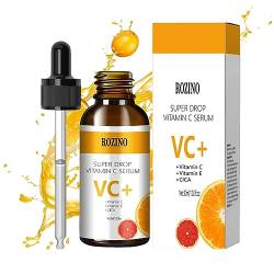 Vitamin C Serum mit Hyaluronsäure & Vitamin E für Dunkle-Flecken, Aufhellung und Moisturizer, Anti Aging Gesichtsserum Vitamin E Serum Anti Falten Serum für Männer und Frauen von Rosarden