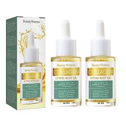 Collagen Lifting Body Oil, 30 ml Optimal Oil Collagens Boost Straffendes Körperöl Hautpflegeöl für Dekolleté, Oberarme, Oberschenkel, Hals von Rosixehird