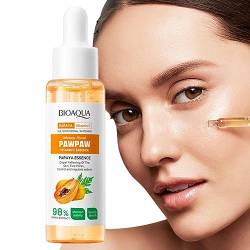 Feuchtigkeitsspendende Gesichtsessenz - Feuchtigkeitsspendende Essenz für das Gesicht,Pflegende Papaya-Vitamin-C-Essenz, 1,01 fl.oz aufhellende Booster-Essenz für Frauen und Mädchen Rosixehird von Rosixehird