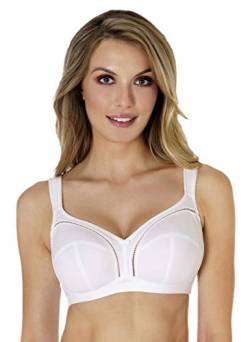 Rosme Lingerie ungepolsterter Still-BH ohne Bügel für Damen, Kollektion Soft Cotton, Größe 90D von Rosme