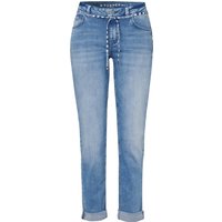 Rosner Masha Jeanshose, Bindegürtel, Waschung, für Damen, blau, 42/30 von Rosner