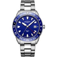 Rotary GB05108/05 Henley GMT Herrenuhr 41mm 10ATM von Rotary