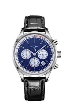 Rotary Herren Analog Quarz Uhr mit Leder Armband GS00450/05 von Rotary