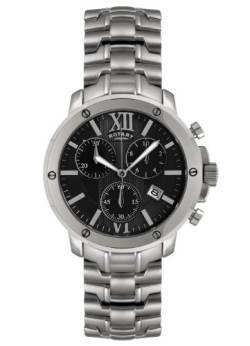 Rotary Herren-Armbanduhr XL Timepieces Chronograph Edelstahl GB02837/04 von Rotary