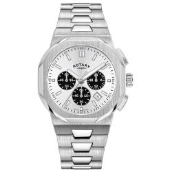 Rotary Regent Chrono Men's Silver Watch GB05450/59 von Rotary
