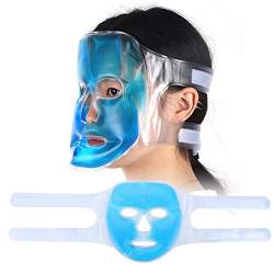 Roteck ungiftig feuchtigkeitsspendende Gel Blue Face Mask Fatigue Relief Relaxation Full Face Cooling Mask von Rotekt