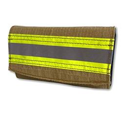 Feuerwehr Damen Geldbörse / GB-Dam-PBI / Portemonnaie Geldtasche Portjuchhe Brieftasche Geldbeutel / 17,0 x 9,5 x 3,5 cm / Original Roter Hahn 112 / aus gebrauchter Feuerwehrkleidung von Roter Hahn 112