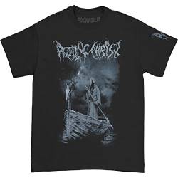 RAZAMATAZ Rotting Christ T-Shirt mit Aufschrift "To The Death", Schwarz, Schwarz, XXL von Rotting Christ