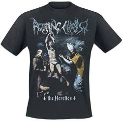Rotting Christ The Heretics Männer T-Shirt schwarz M 100% Baumwolle Band-Merch, Bands von Rotting Christ