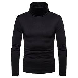 Men Casual Solid Turtleneck Long Sleeve Blouse Pullover Base Shirt Blouse Men Button-Down Shirts Men Jacket Hochzeit FashionFilz von Routinfly