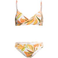 ROXY PRINTED BEACH CLASSICS TIKI WRAP Bikini 2023 bright white subtly - S von Roxy