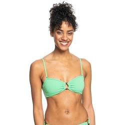 Roxy Color Jam - Bandeau Bikini Top for Women - Bandeau-Bikinioberteil - Frauen - M - Grün. von Roxy