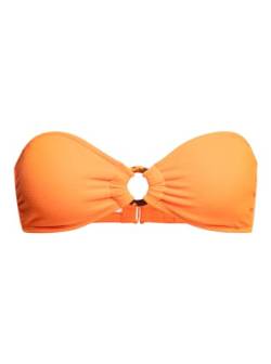 Roxy Color Jam - Bandeau Bikini Top for Women - Bandeau-Bikinioberteil - Frauen - XL - Orange. von Roxy