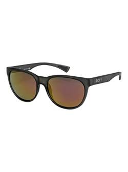 Roxy Damen Gina-Sunglasses for Women Sonnenbrille, Matte Black/ML PINK, One Size von Roxy