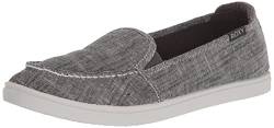 Roxy Damen Minnow Reinschlüpfen Sneaker, Schwarzer Waschkern, 36 EU von Roxy