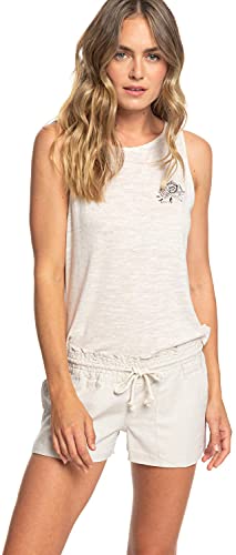 Roxy Damen Oceanside Kurze elastische Taille ohne Denim Shorts, Stone, Klein von Roxy