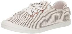 Roxy Damen Rory Slip on Sneaker, Weiß/Schwarz Streifen 233, 40 EU von Roxy