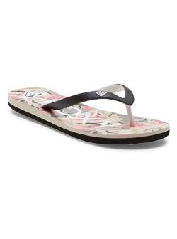 Roxy Damen Tahiti Sandale, Black/PINK/Soft Lime, 41 EU von Roxy